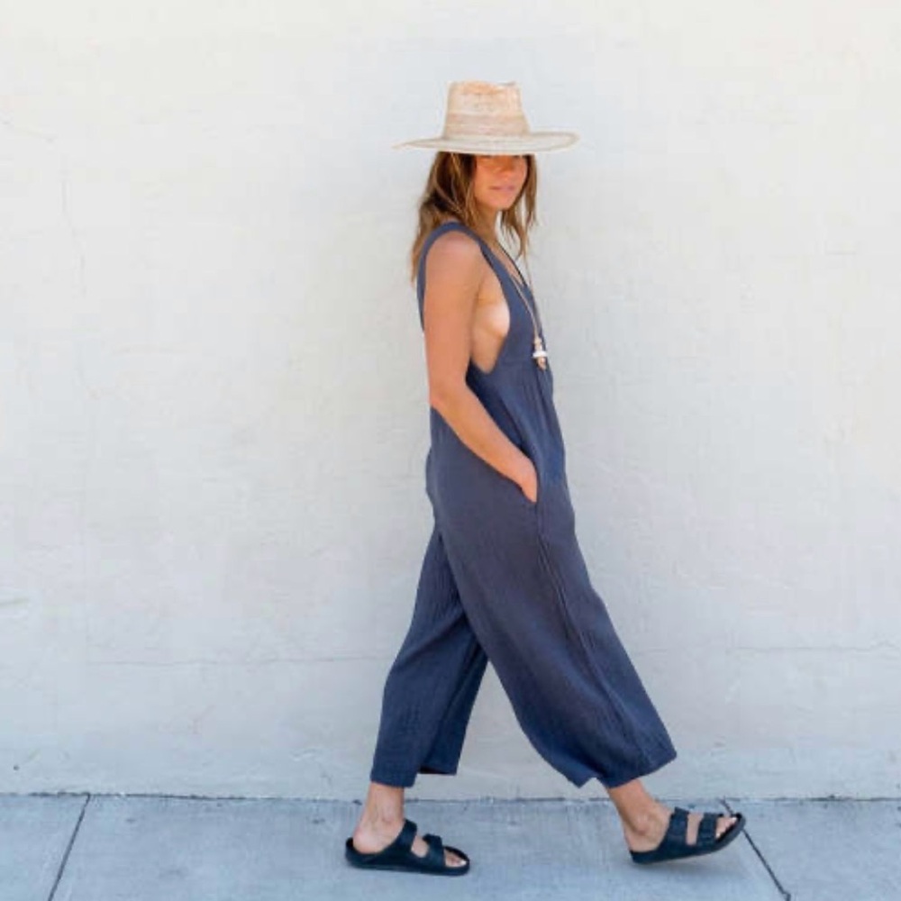 Longway Sunset Linen Jumper | Olive | Small - Picture 9 of 9